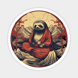 The Slothful Sensei Way Sloth Life Magnet